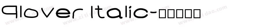 Plover Italic字体转换